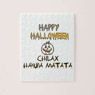 Chill and Relax. Happy Halloween Jigsaw Puzzle