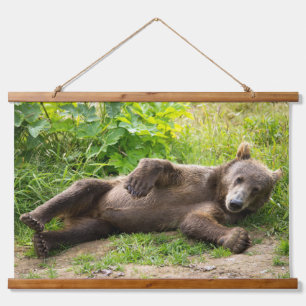 Chill Bear Hanging Tapestry