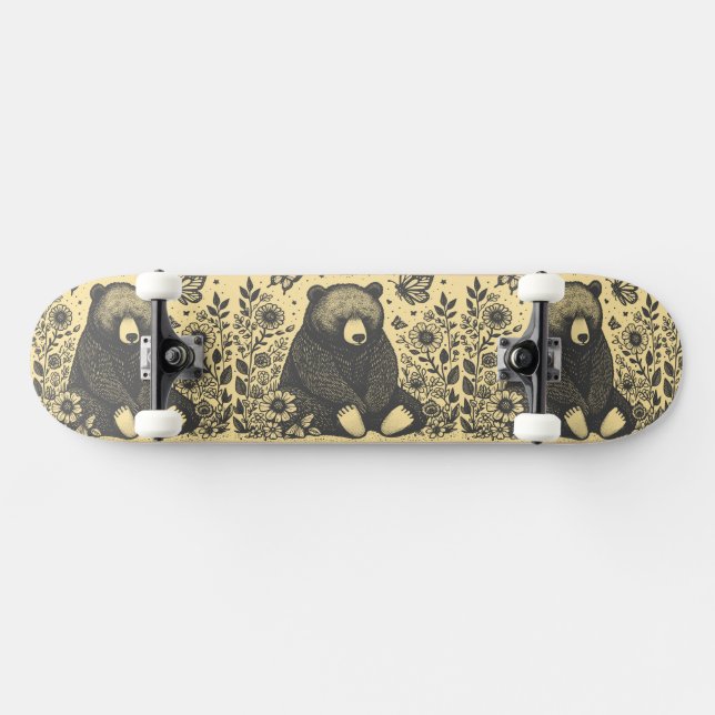 Chill Bear Skateboard (Horz)