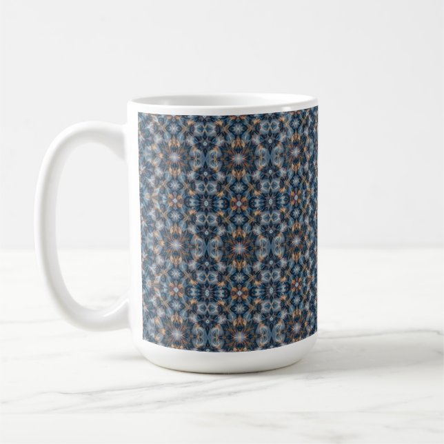Chill Blue Vibes Coffee Mug (Left)