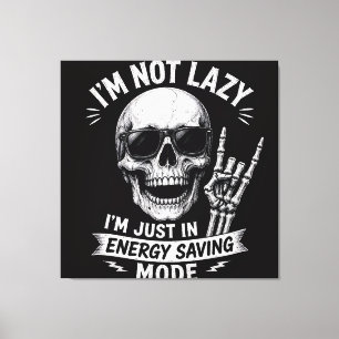 Chill Bone Humour Canvas Print