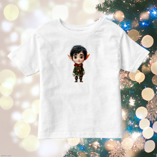 Chill Boy Christmas Elf Toddler's Tee