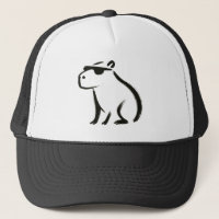 Chill Capybara – Ink Brush Design Tote Bag