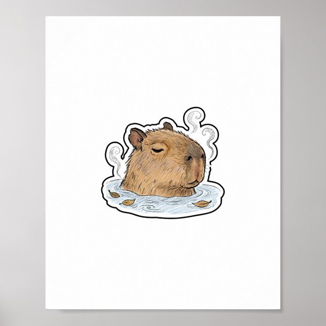 Chill Capybara Poster (Front)