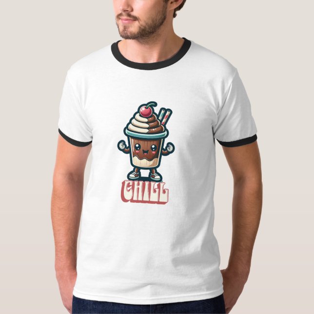 Chill Chocolate Milkshake Pun  T-Shirt (Front)