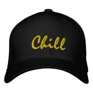 chill embroidered hat