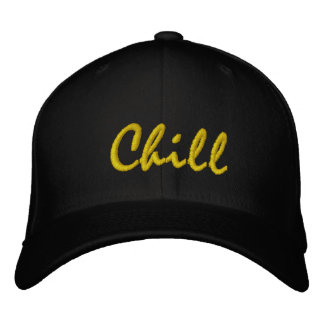 chill embroidered hat
