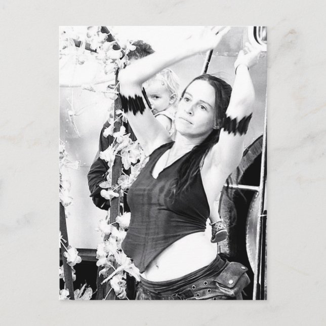 Chill Floor Girl Dancer Postcard (Front)