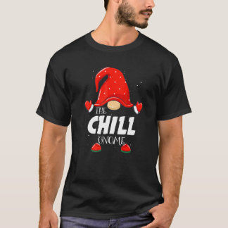 Chill Gnome Matching Family Group Christmas Party  T-Shirt