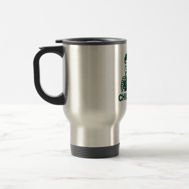 chill guy travel mug (Left)