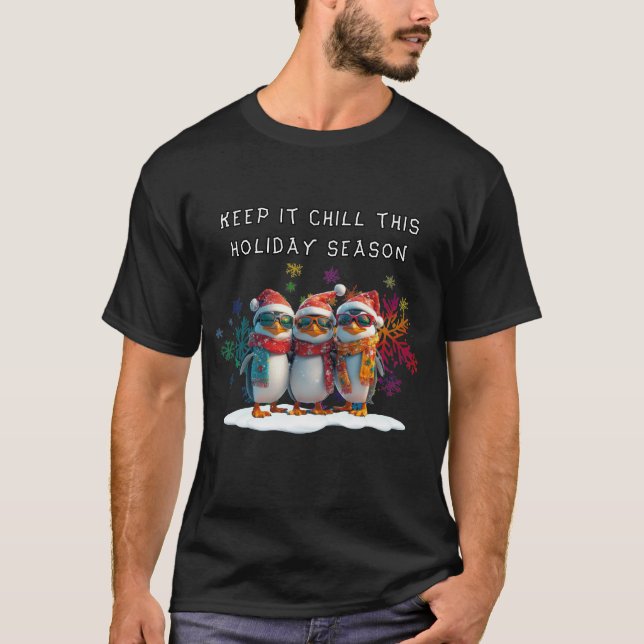 Chill Holiday Greeting T-Shirt (Front)