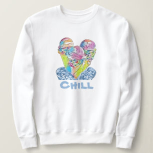 Chill Ice cream   Sweatshirt