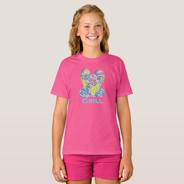 Chill Ice cream  T-Shirt (Front Full)