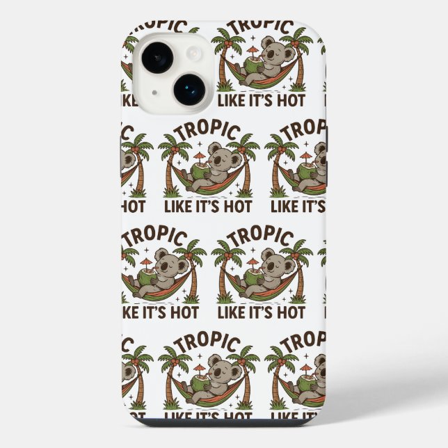  Chill Koala Vibes iPhone Case (Back)