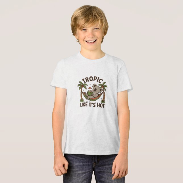  Chill Koala Vibes Tri-Blend Shirt (Front Full)