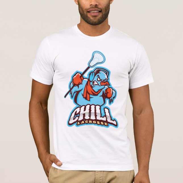 Chill Lacrosse Original Logo Mens Tshirt (Front)