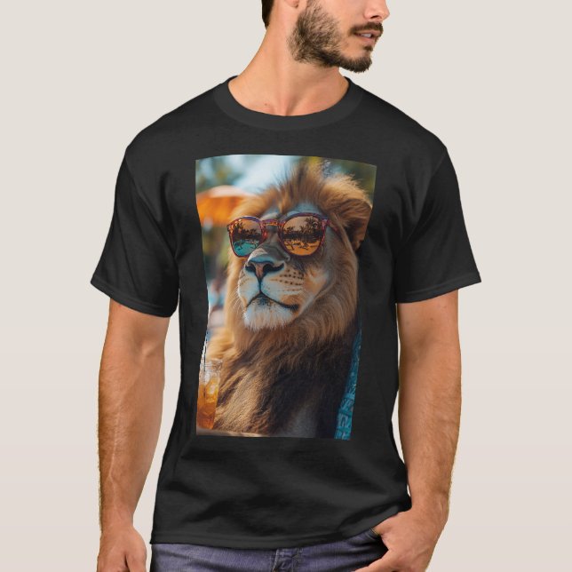 Chill like a King - The relaxed lion T-Shirt (Front)
