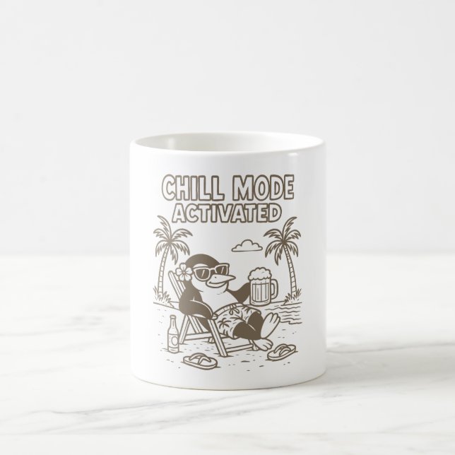 Chill Mode Activated  Coffee Mug (Center)
