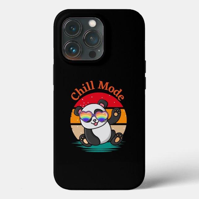 Chill Mode Panda Case-Mate iPhone Case (Back)