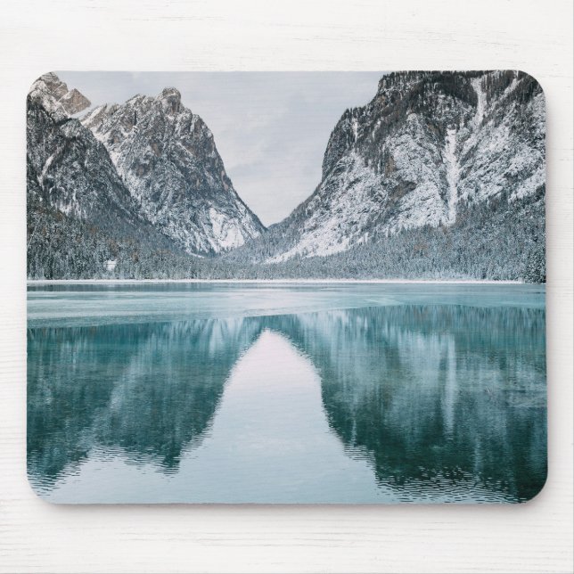 Chill Mountain Lake Mouse Pad (Front)