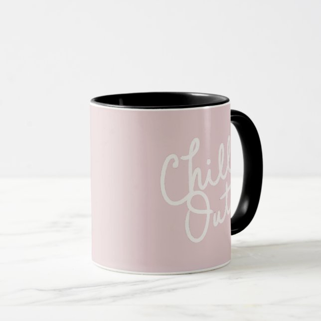 Chill Out Blush Mug (Front Right)