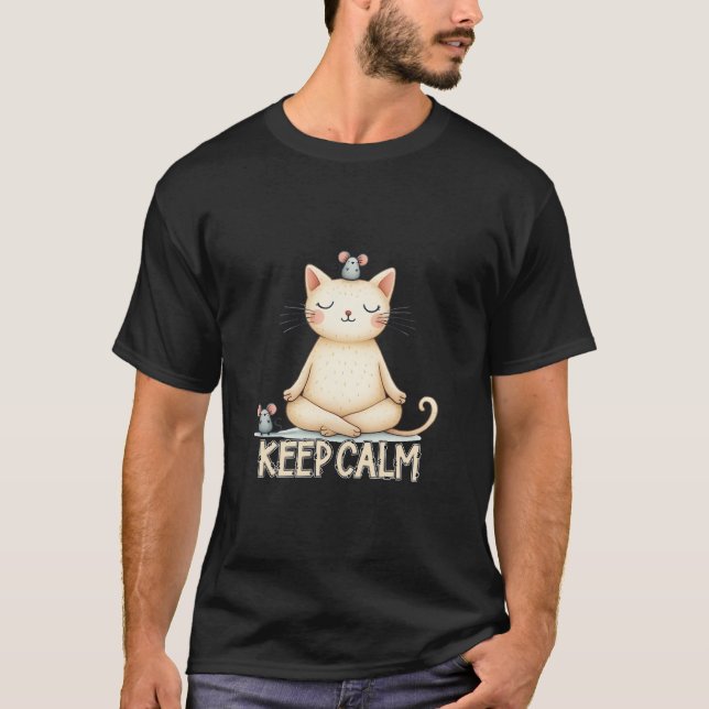 Chill Out Cat T-Shirt (Front)