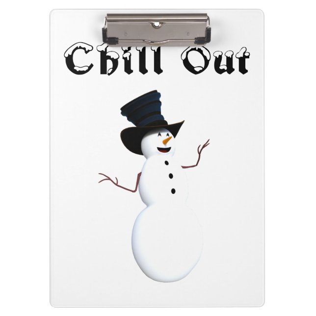 Chill Out Clipboard (Front)