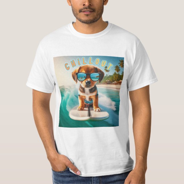 chill out dog T-Shirt (Front)