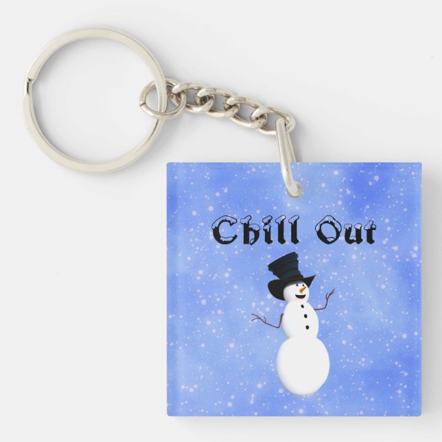 Chill Out Keychain (Front)
