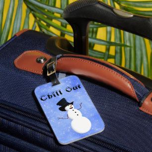 Chill Out Luggage Tag