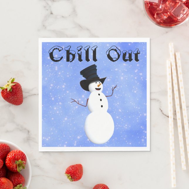 Chill Out Paper Napkin (Insitu)