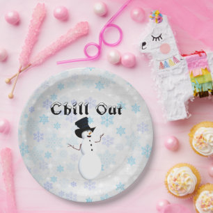 Chill Out Paper Plate