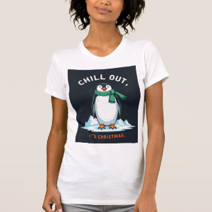"Chill Out Penguin Women's T-Shirt – Fun 
