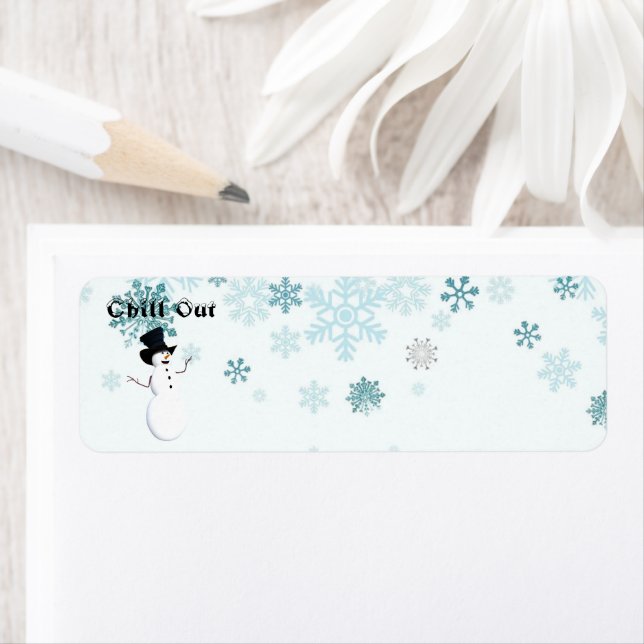 Chill Out Return Address Label (Insitu)