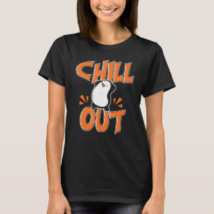 Chill Out Women Hangout Penguin Love 1 T-Shirt
