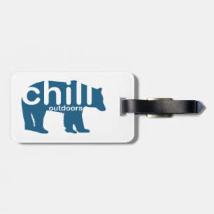 Chill Outdoors Bear Luggage Tag