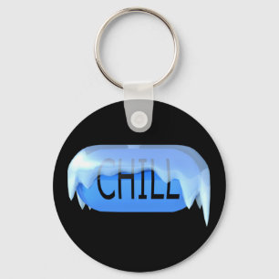 Chill Pill Blue Keychain 02