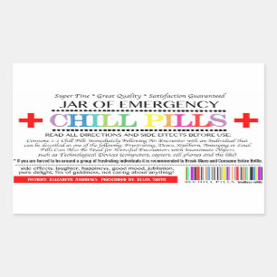 Chill Pill Label