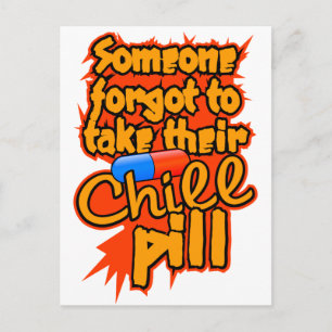 Chill Pill postcard