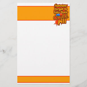 Chill Pill stationary, customise Stationery