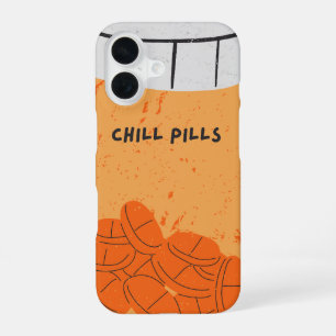'Chill Pills' Medicine Bottle Good Vibes Humor  iPhone 16 Case