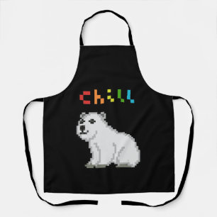 Chill Polar Bear Animal Lover Apron