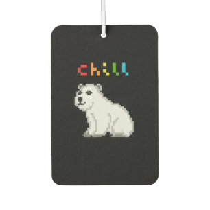 Chill Polar Bear Animal Lover Car Air Freshener