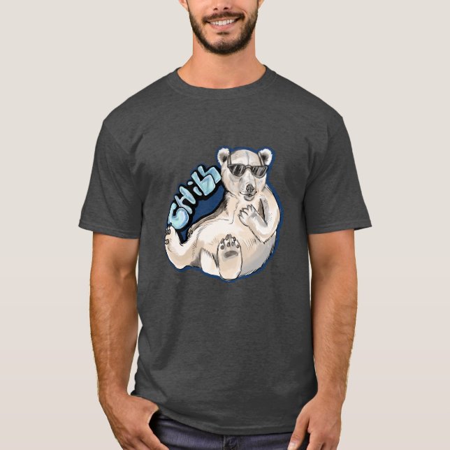 Chill Polar Bear T-Shirt (Front)