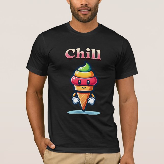 Chill Rainbow Sherbet T-Shirt (Front)