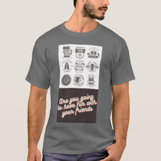 chill Rum with your friends retro T-Shirt