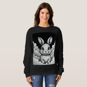 Chill Sky vibes Heavenly Bunny Sweatshirt