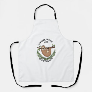 Chill Sloth, USA Animal Apron