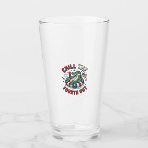 Chill The Fourth Out Alligator Patriotic Shirt Des Glass