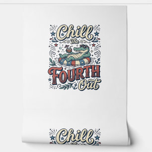 Chill The Fourth Out Alligator Patriotic Shirt Des Wallpaper